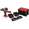 Einhell TP-CD 18/60 Li-i BL Solo 2,5 Ah Accu (2x) E-Case M Starterspakket