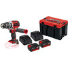 Einhell TP-CD 18/60 Li-i BL Solo 4,0 Ah Accu (2x) E-Case M Starterspakket