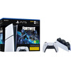 PS5 Slim Digital Edition + Fortnite Voucher + Extra Controller White + Charging Dock