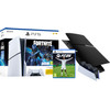 PlayStation 5 Slim Disc Edition + Fortnite Voucher + FC 25 + Covers Black + Charging Dock