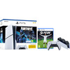 PS5 Slim Disc Edition + Fortnite Voucher + FC 25 + Extra Controller Wit + Oplaadstation