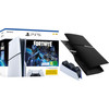 PlayStation 5 Slim Disc Edition + Fortnite Voucher + Covers Zwart + Oplaadstation