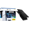 PlayStation 5 Slim Disc Edition + Fortnite Voucher + Covers Zwart