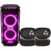 BL Partybox 710 + 2x JBL Partylight Beam