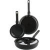 BK Enjoy Frying Pan Set 20cm + 28cm + High-sided Skillet 28cm Black