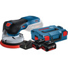 Bosch Professional GEX 18V-125 5,0 Ah GBA Accu (2x) Starterspakket