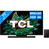 TCL Mini-led 75C71N + TCL Q75H