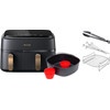 Philips 3000 Series Dual Basket NA352/00 + Double Layer Cooking Set + Master Baking Set