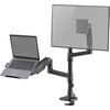 ACT AC8341 Monitorarm 49 inch met gasveer voor 1 monitor met laptophouder