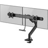 ACT AC8344 Monitorarm 32 inch met gasveer en crossbar voor 2 monitoren