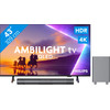Philips Ambilight 43'' PUS8500 QLED 4K (2025) + Philips TAB6100