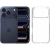 Apple iPhone 17 Pro 1TB Blauw + BlueBuilt Protective Back Cover Transparant