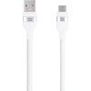 BlueBuilt Usb A naar Usb C Kabel 1,5m Nylon Wit