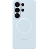 Samsung Galaxy S26 Ultra Silicone Back Cover with Magnet Blue