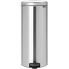 Brabantia NewIcon Pedal Trash Can 30L Matte Steel