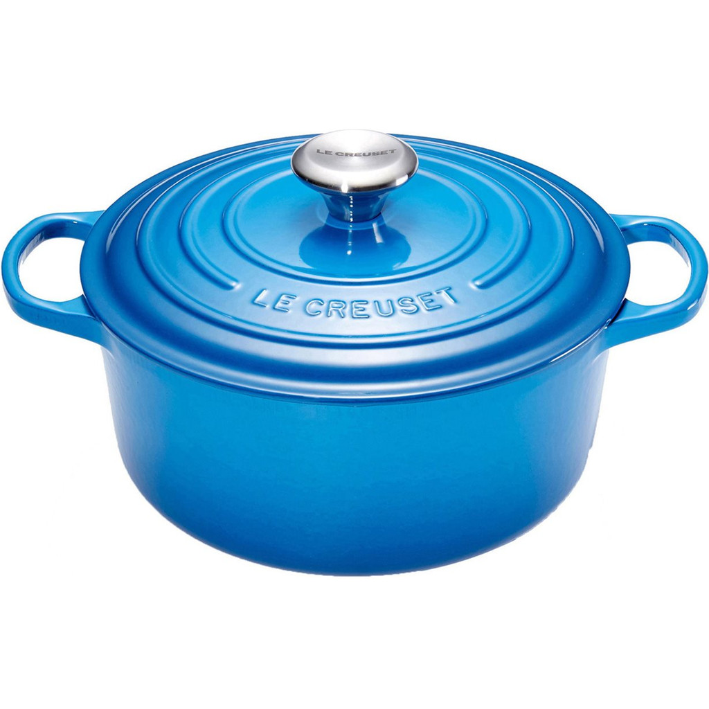 Le Creuset Ronde Braadpan 20 cm Marseilleblauw