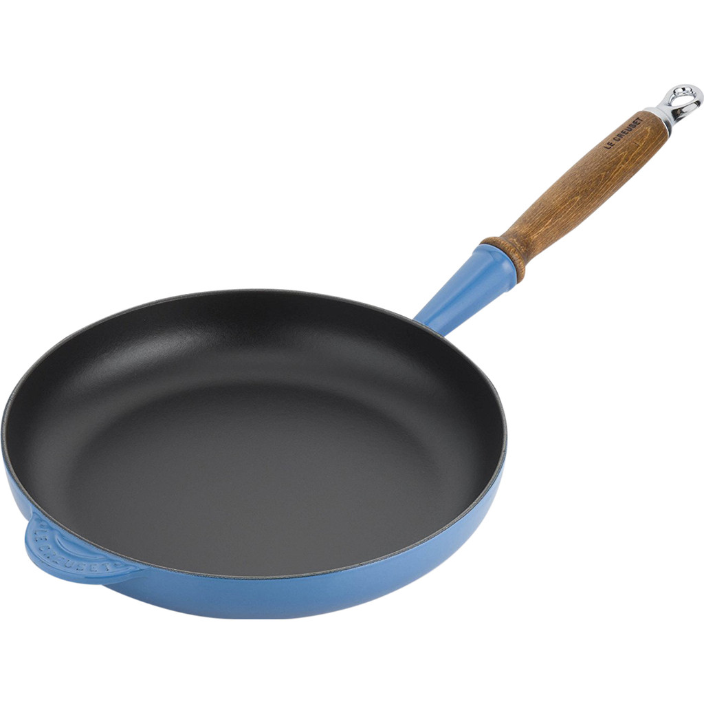 Le Creuset Gietijzeren Koekenpan 28 cm Marseilleblauw