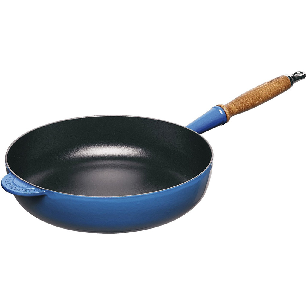 Le Creuset Gietijzeren Sauteerpan 28 cm Marseilleblauw