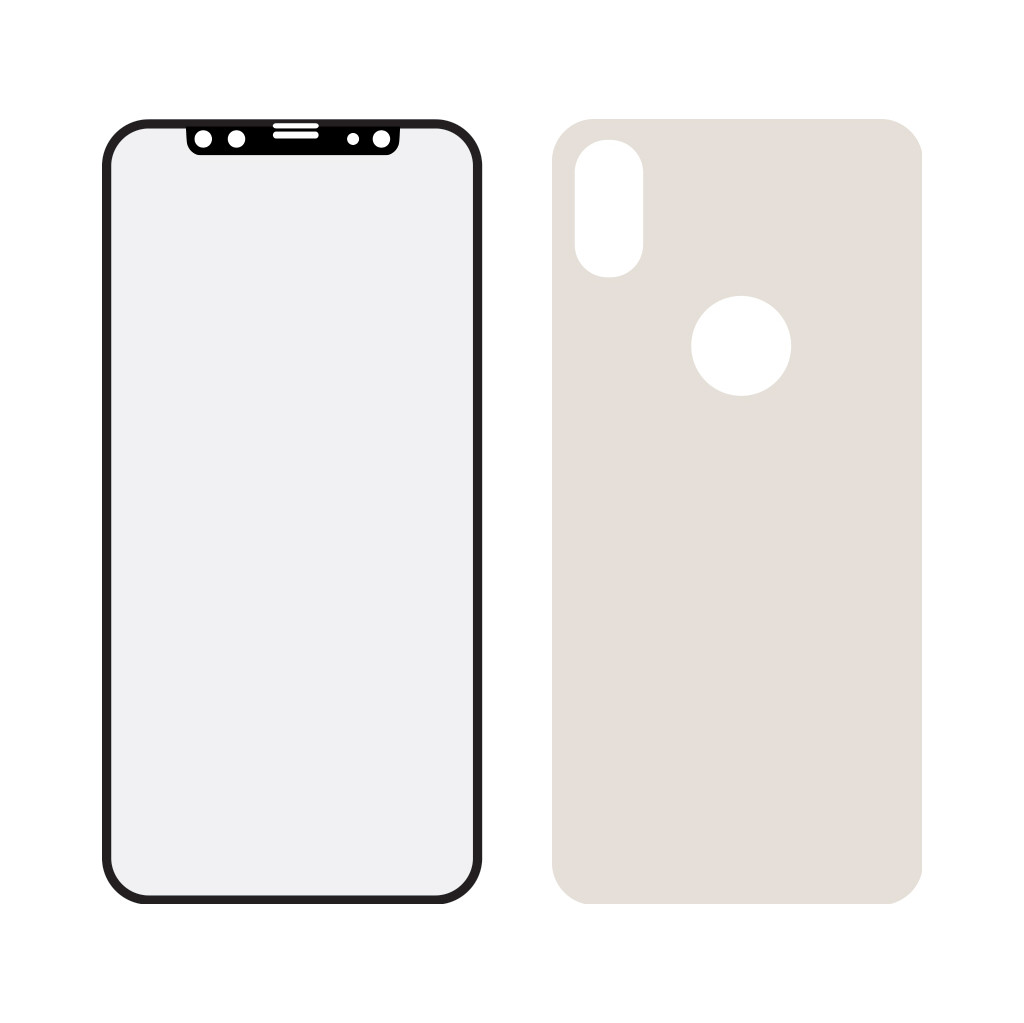 Mobilize Edge To Apple Iphone Xxs Full Body Screenprotector Glas Zilver mobilize kopen in de aanbieding