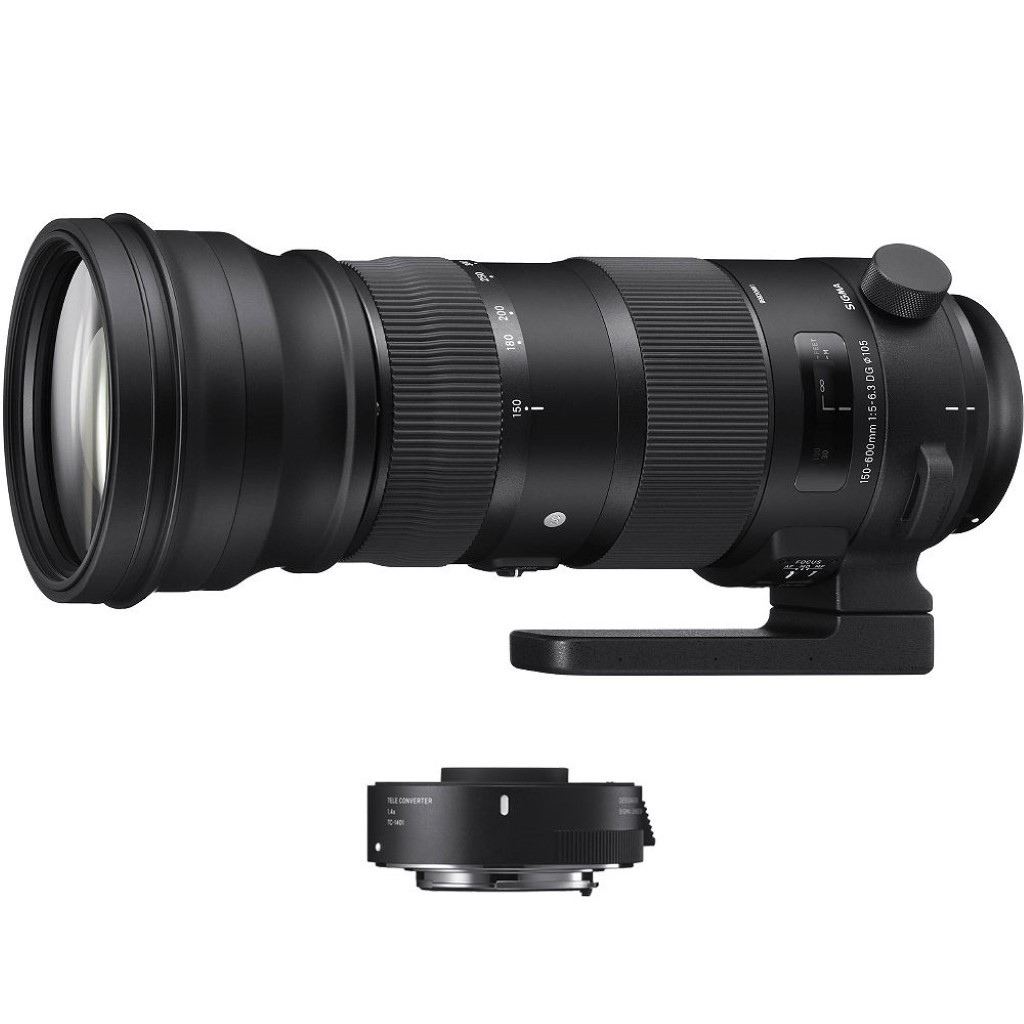 Sigma 150-600mm f/5-6.3 DG OS HSM S Nikon + TC-1401 1.4x