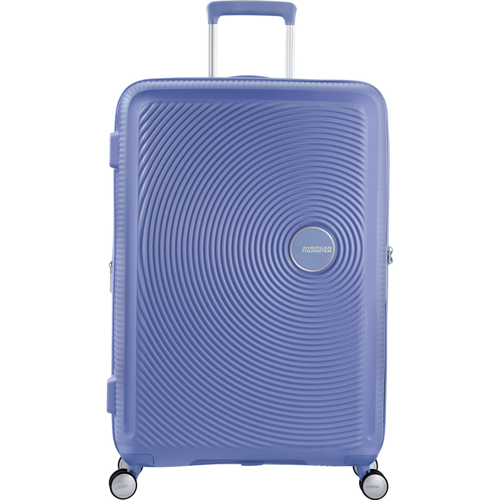 American Tourister Soundbox Expandable Spinner 77Cm Denim Blue american tourister kopen in de aanbieding