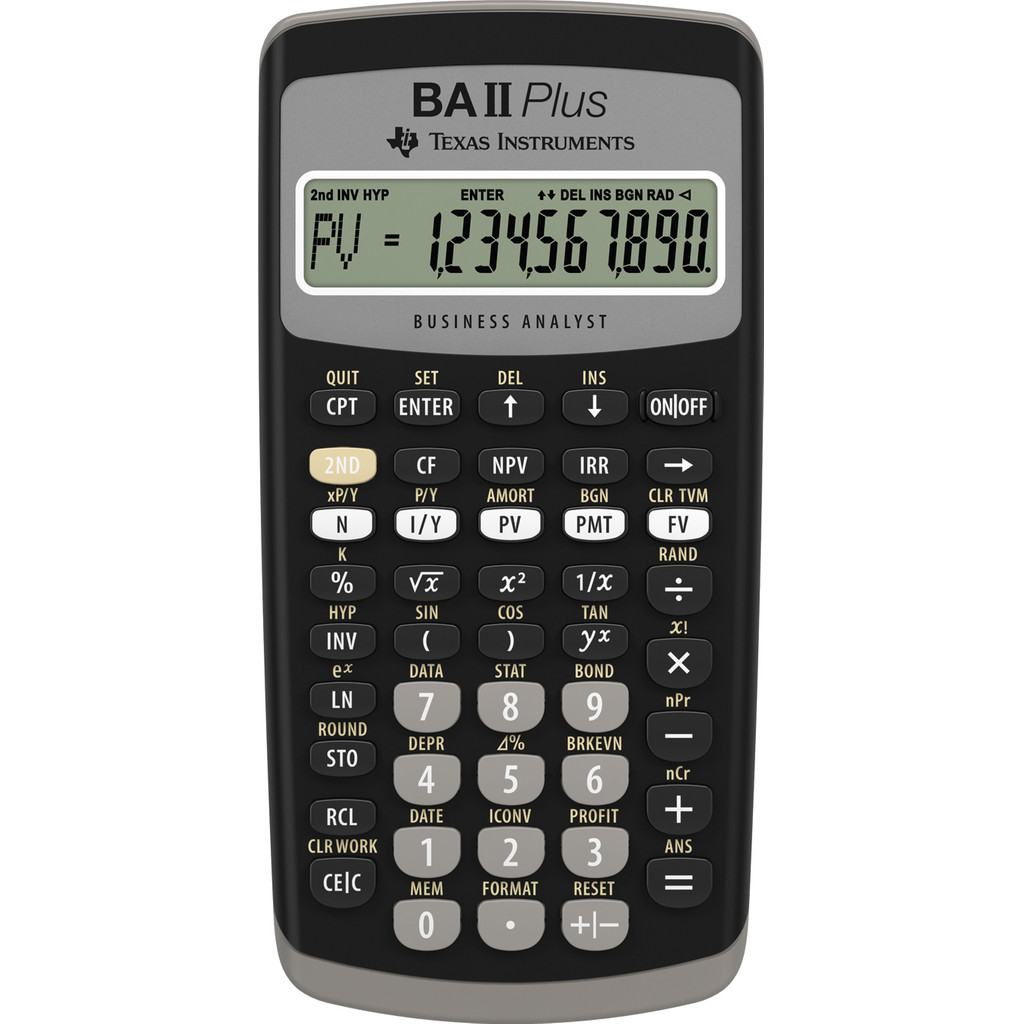 Texas Instruments Ba Ii Plus texas instruments kopen in de aanbieding