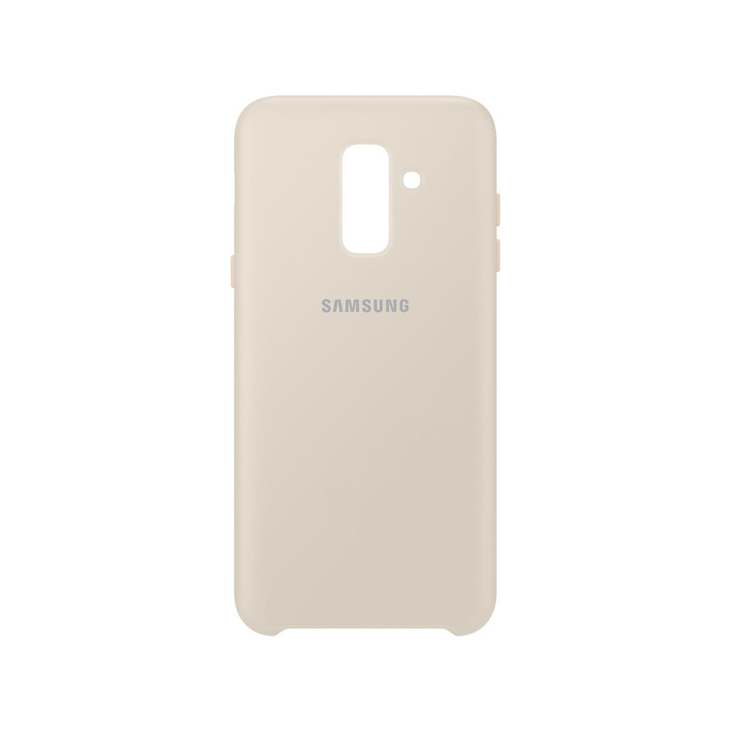 Samsung Galaxy A6 Plus 2018 Dual Layer Cover Back Beige samsung kopen in de aanbieding