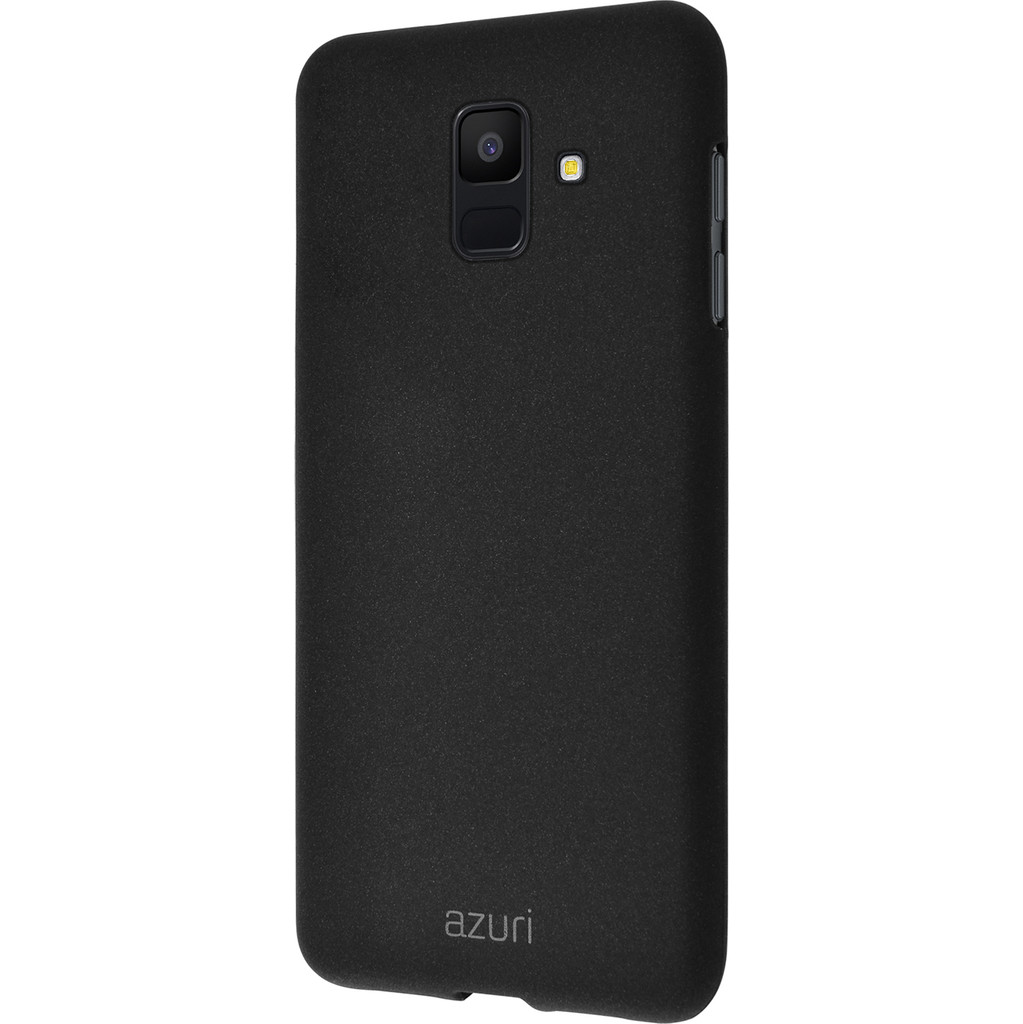 Azuri Flexible Sand Samsung Galaxy A6 2018 Back Cover Zwart azuri kopen in de aanbieding