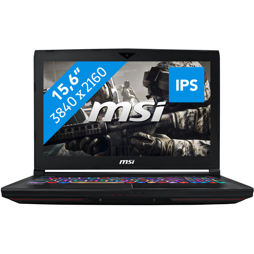 MSI GT63 8RG-035NL-Krachtig genoeg voor gaming & VR Intel Core i7 - 16GB - 512GB SSD + 1TB HDD NVIDIA GeForce GTX 1080 videokaart