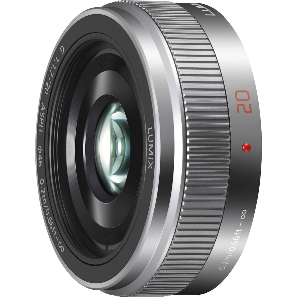 Panasonic Lumix G 20mm f/1.7 II zilver