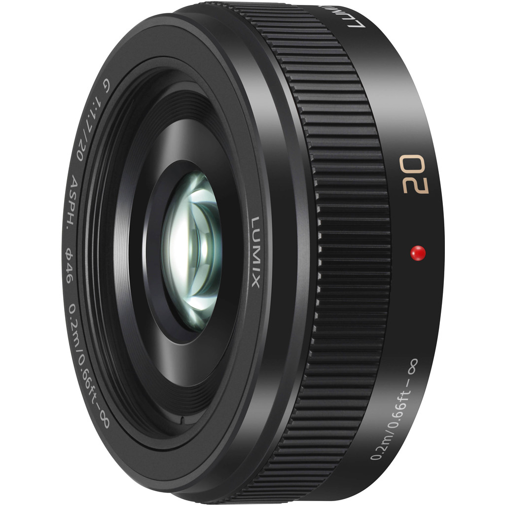 Panasonic Lumix G 20mm f/1.7 II Zwart