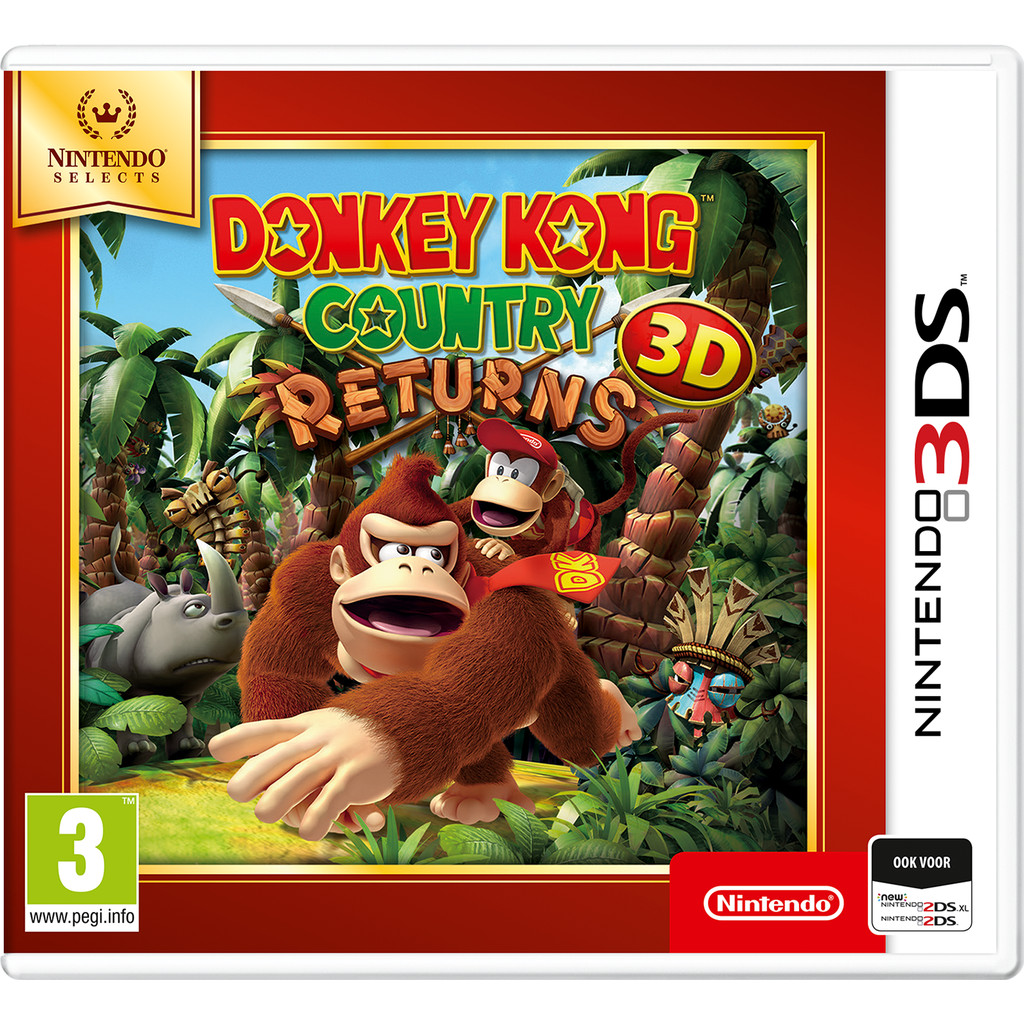 Donkey Kong Country Returns Select 3DS