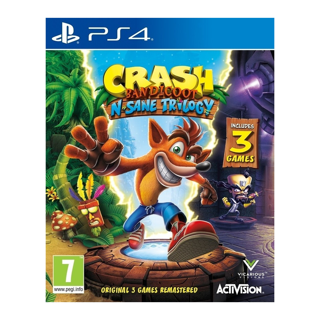 Crash Bandicoot N.Sane Trilogy PS4 (inclusief bonus levels)