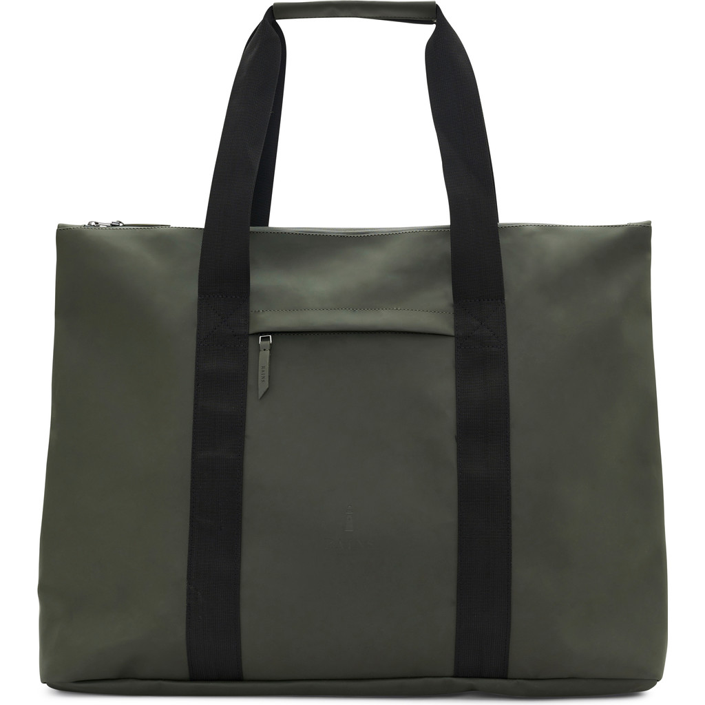 Rains Weekend Tote Groen rains kopen in de aanbieding