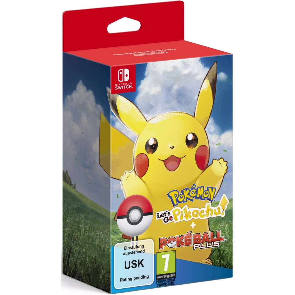 Pokemon Let's Go Pikachu Switch + Poke Ball Plus Pack