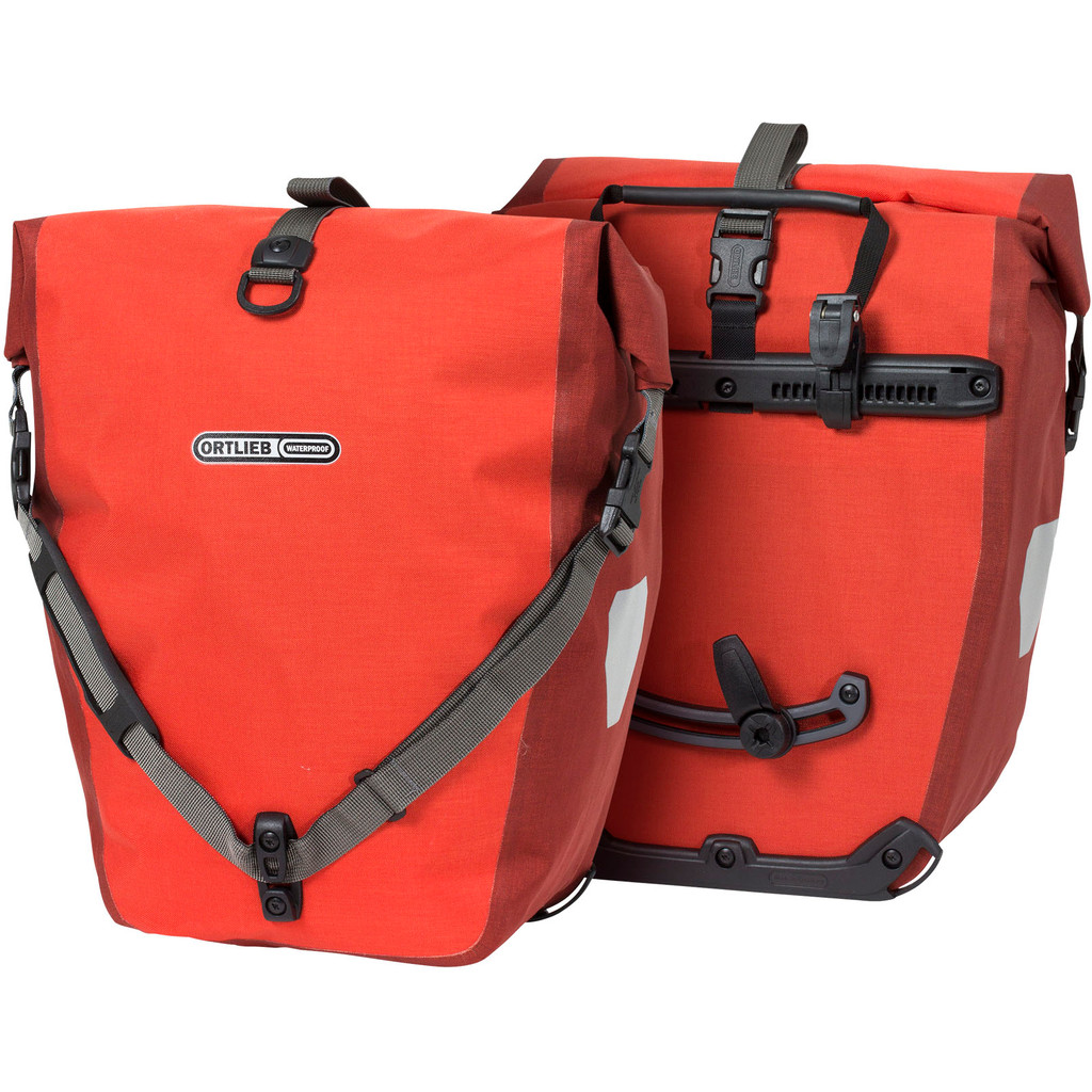 Ortlieb Back Roller Plus 40L(set van 2)signal red/dark chili backpack online kopen