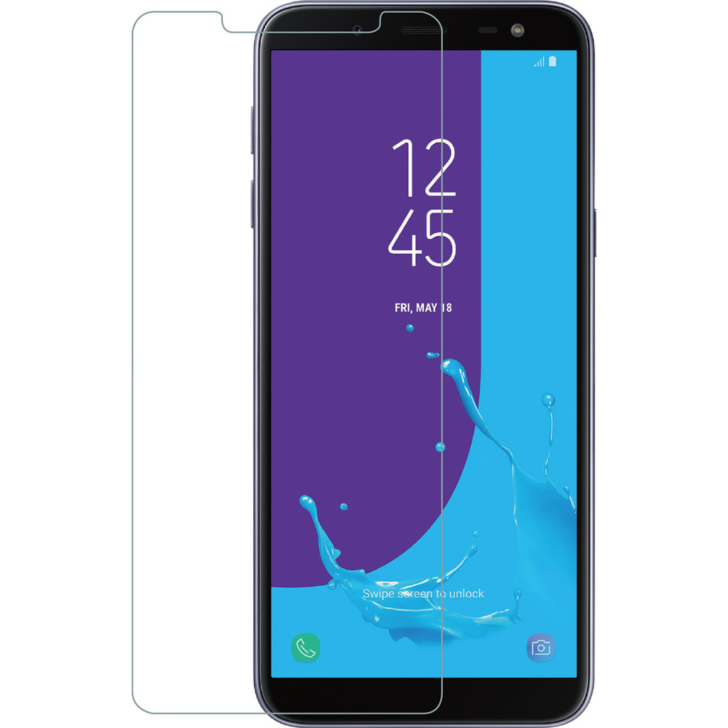 Azuri Samsung Galaxy J6 2018 Screenprotector Gehard Glas Duo Pack azuri kopen in de aanbieding