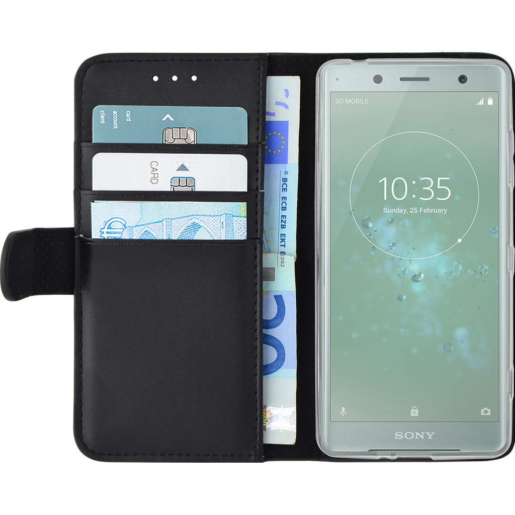 Azuri Wallet Magneet Sony Xperia Xz2 Compact Book Case Zwart azuri kopen in de aanbieding