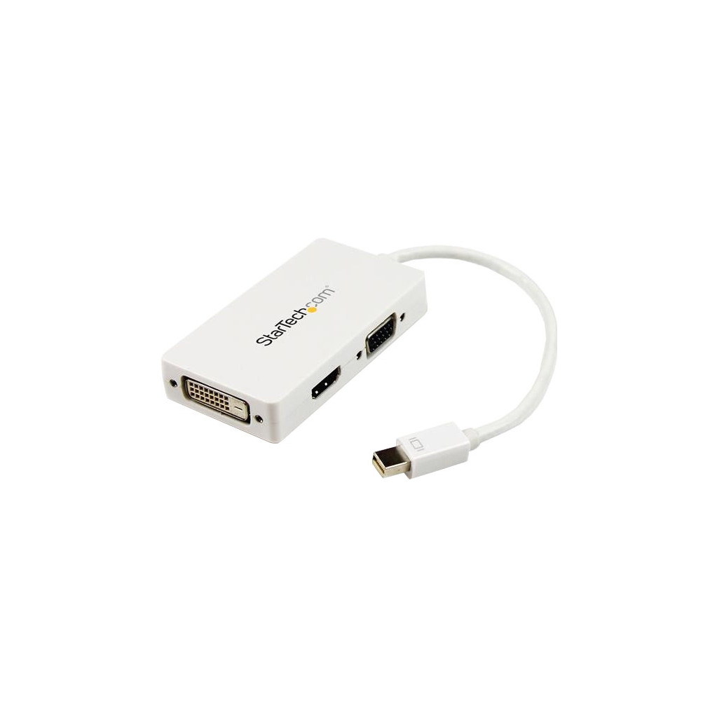 Startech Av Reisadapter Mini Dp Naar Vga Dvi D Dual Link Hdmi Wit startech kopen in de aanbieding