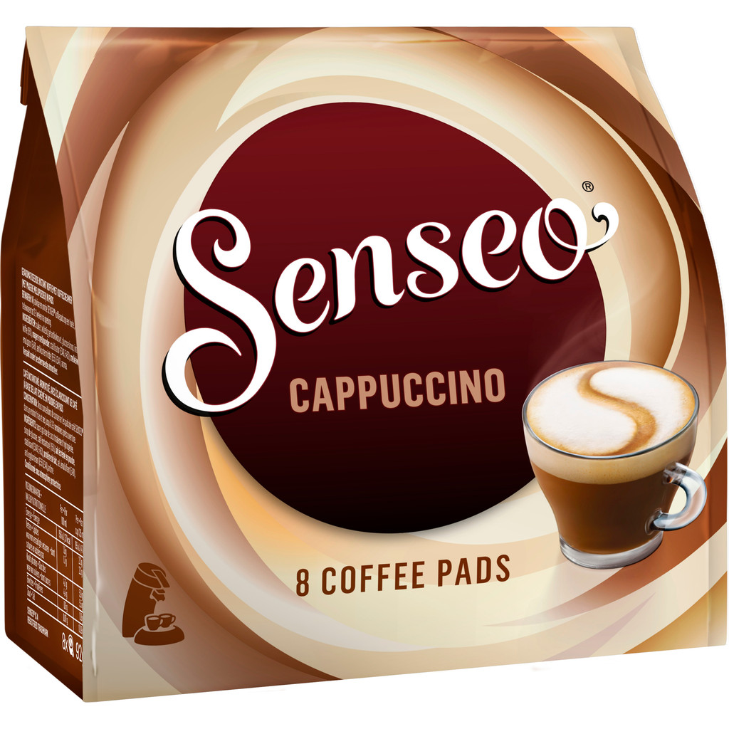 Douwe Egberts Senseo cappuccino, zakje van 8 koffiepads online kopen