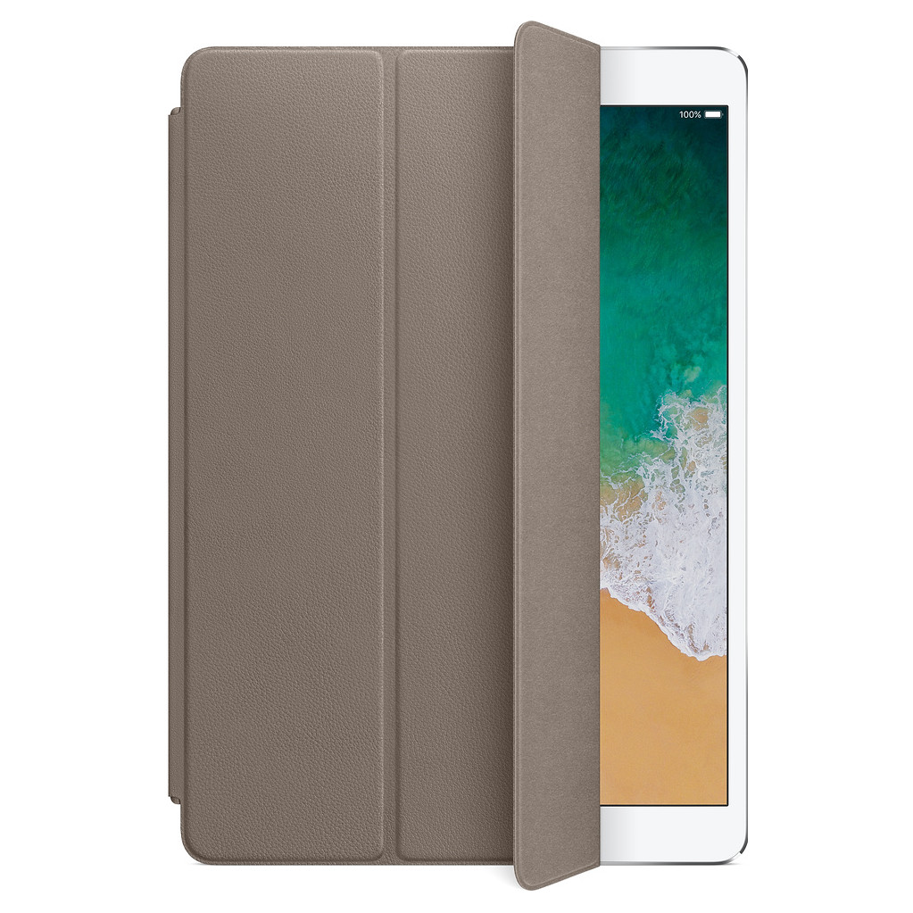 Apple Ipad Pro 105 Inch Leren Smartcover Taupe apple kopen in de aanbieding