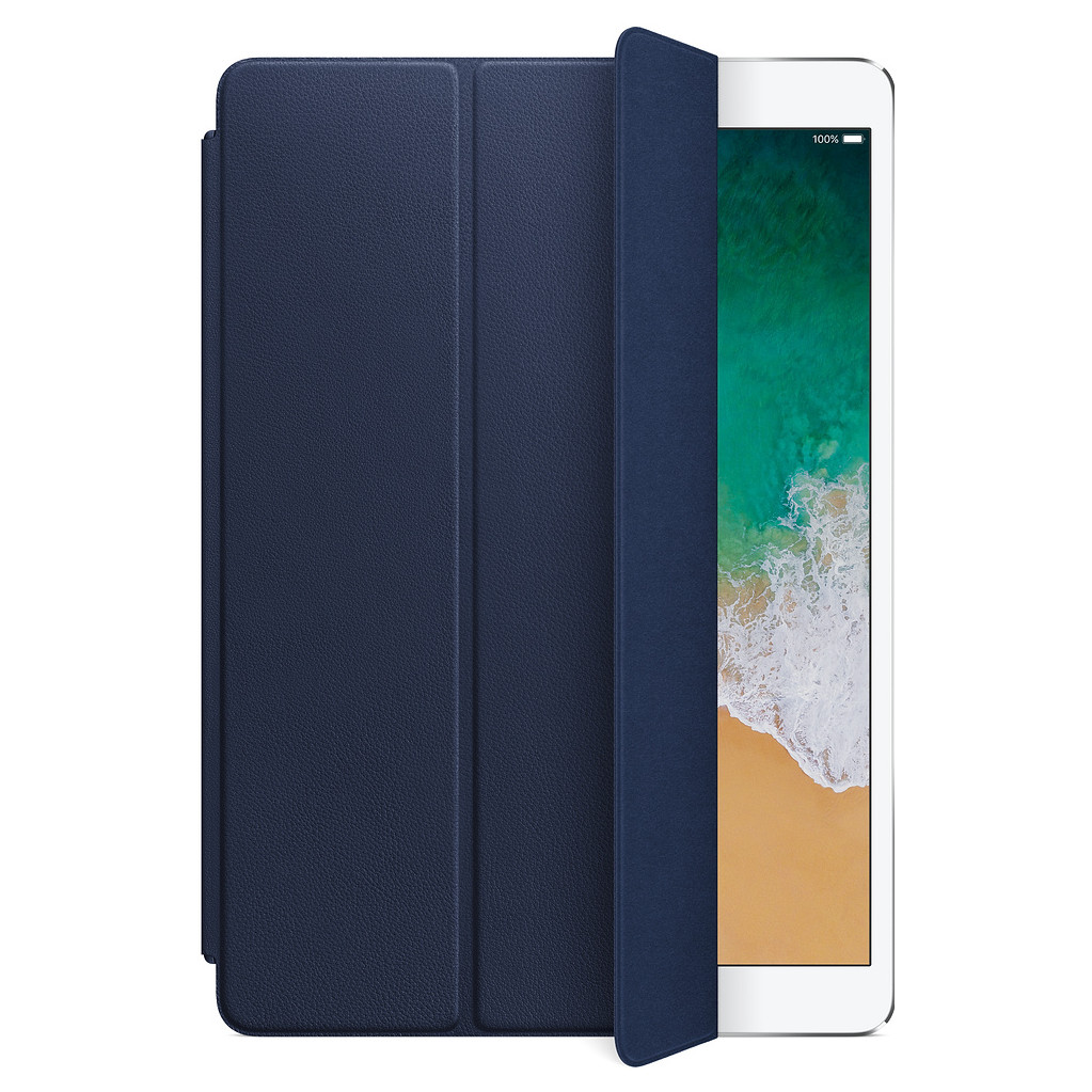 Apple Ipad Pro 105 Inch Leren Smartcover Middernachtblauw apple kopen in de aanbieding