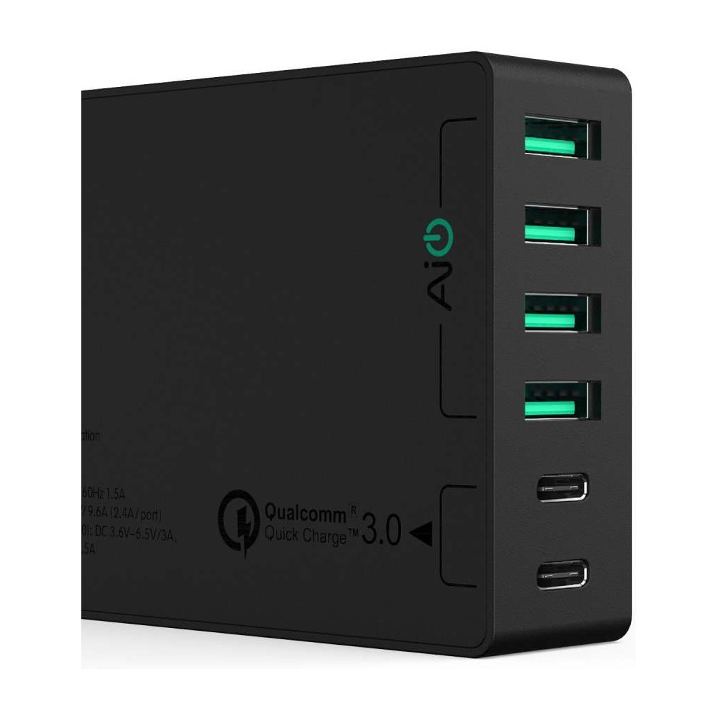 Aukey Pa Y6 Qualcomm Quick Charge 30 4X Usb A 2X aukey kopen in de aanbieding