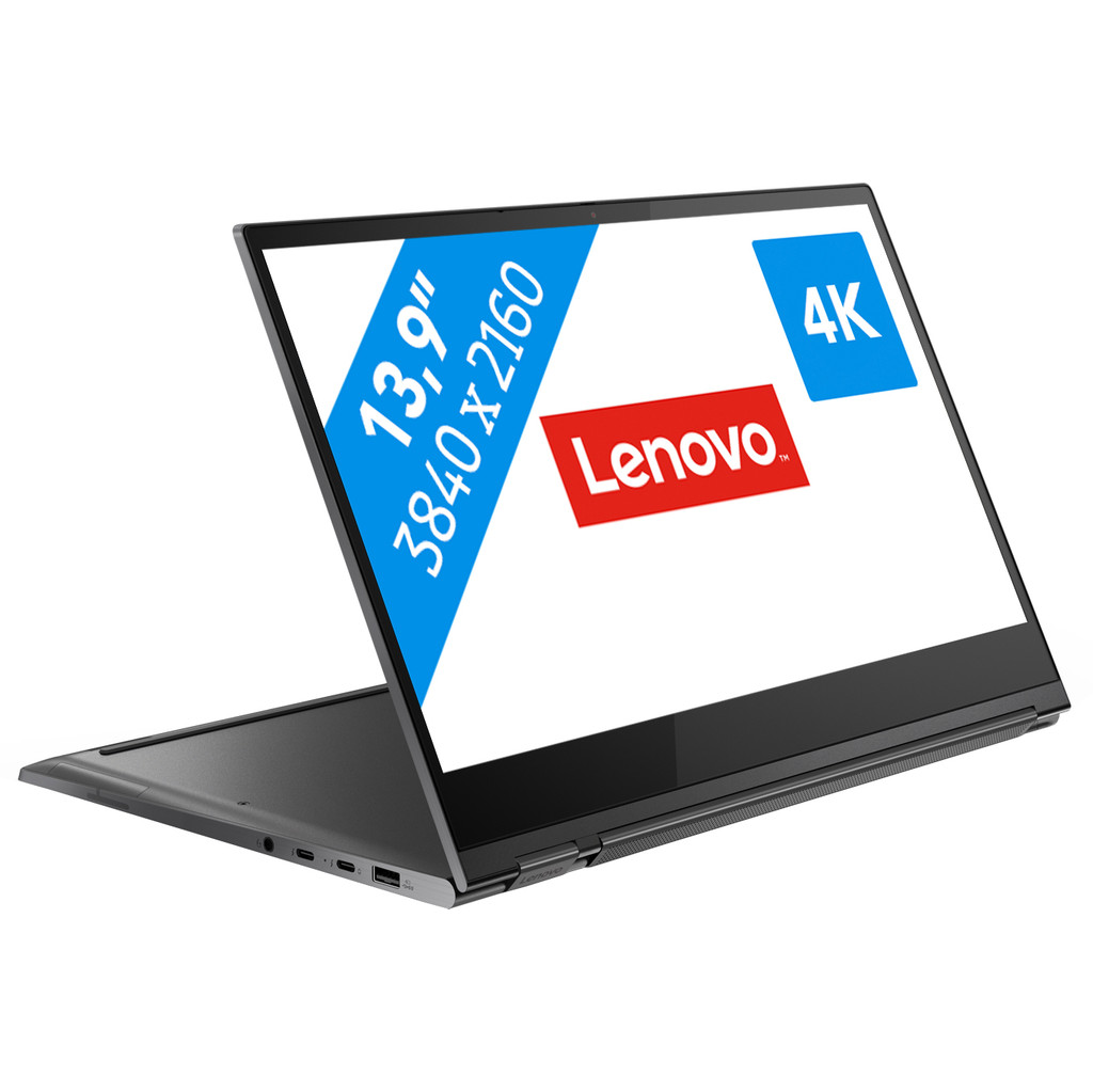 Lenovo Yoga C930-13IKB 81C4001CMH-Krachtig genoeg voor video's bewerken Intel Core i7 - 16GB - 1TB SSD Omklapbaar scherm met touch