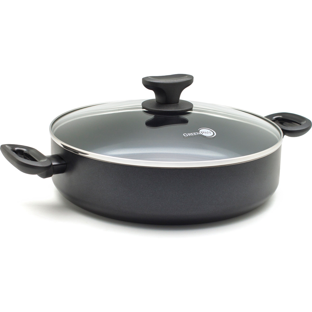 GreenPan Torino keramische hapjespan met deksel 28 cm - 4.2L