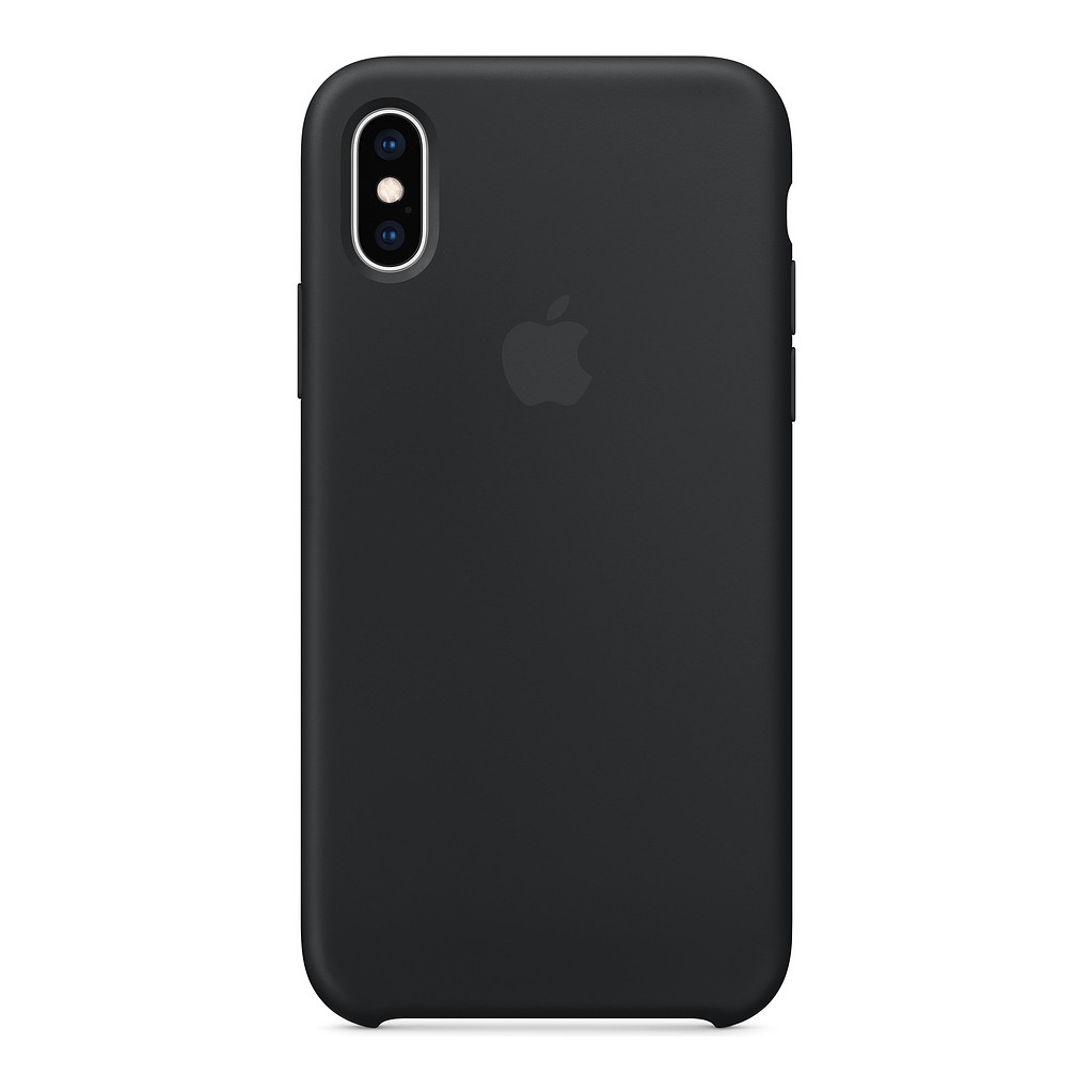 Apple Iphone Xs Silicone Back Cover Zwart apple kopen in de aanbieding