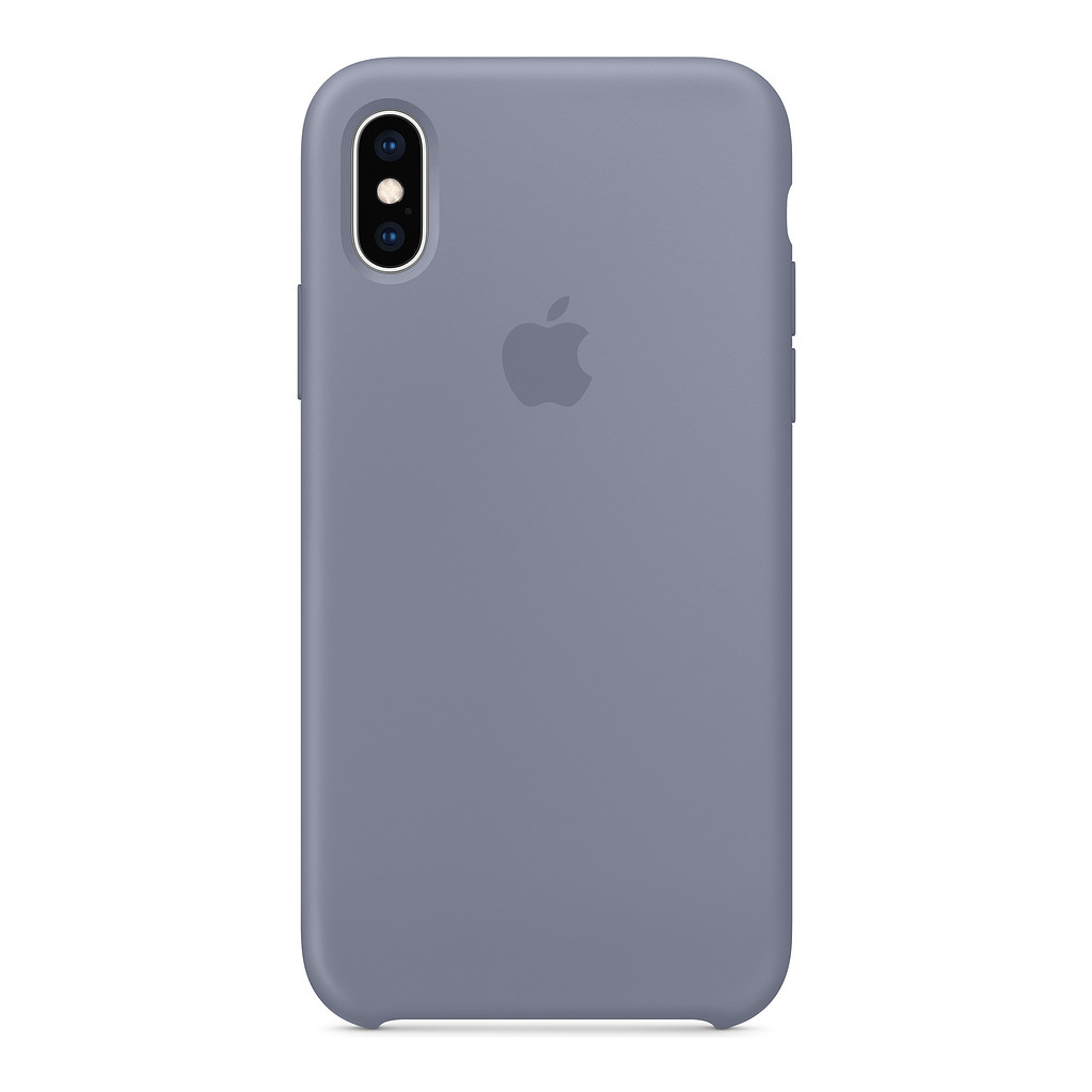 Apple Iphone Xs Silicone Case Lavendelgrijs apple kopen in de aanbieding