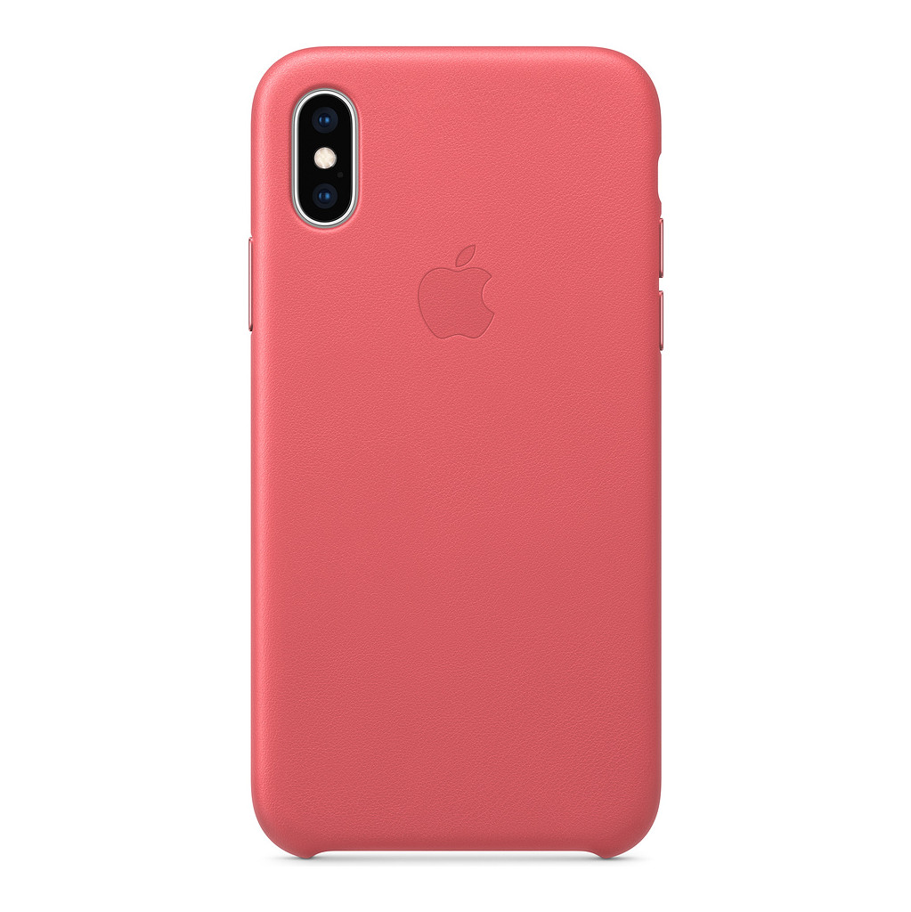 Apple Iphone Xs Max Leather Back Pioen Roze apple kopen in de aanbieding Apple Iphone Xs Max Leather Back Pioen Roze apple kopen in de aanbieding