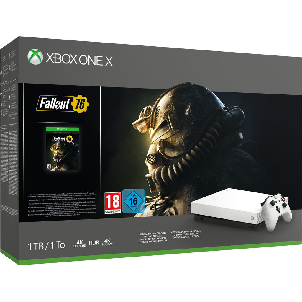 Xbox One X Special Edition Fallout 76 Bundel Wit-