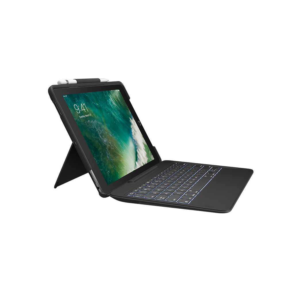 Logitech Ipad Pro 105 Slim Combo Toetsenbord Hoes Qwerty logitech kopen in de aanbieding